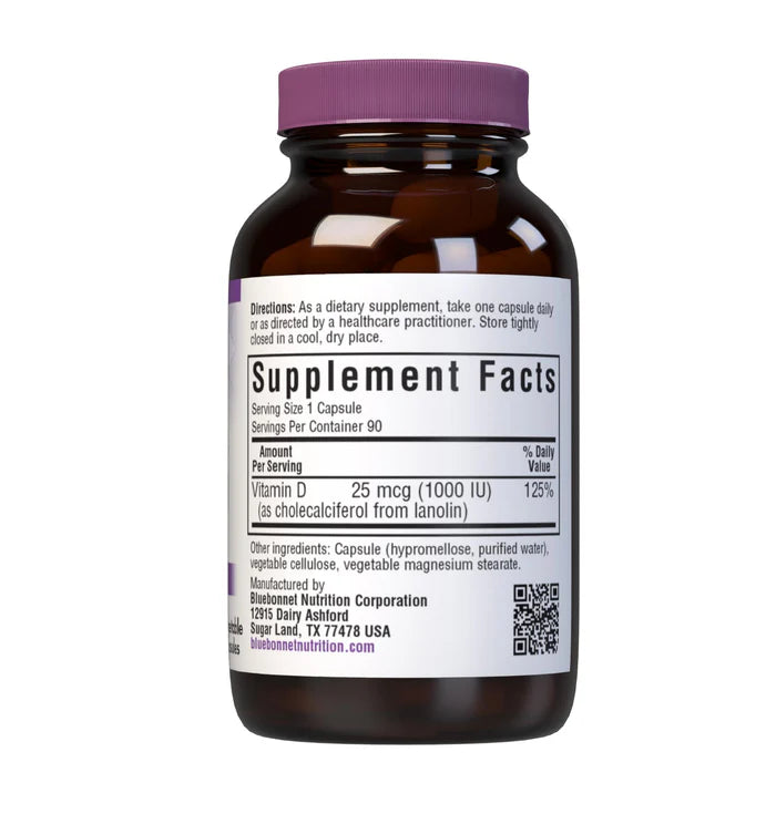 VITAMIN D3 25 mcg 1000 IU 90 VCAPS