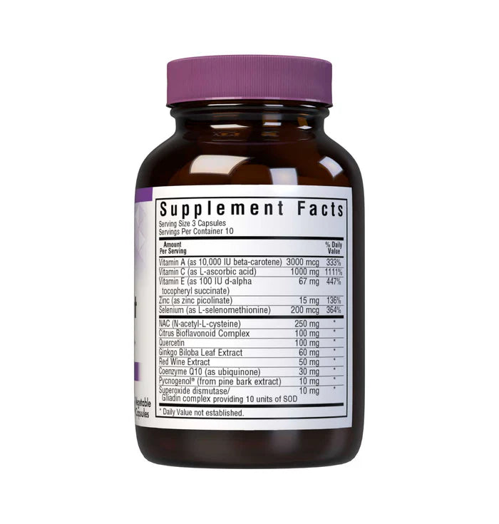 Bluebonnet Super Antioxidant GliSODin & Pycnogenol 30 Vcaps