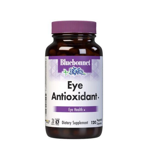 Bluebonnet Eye Antioxidant with Zeaxanthin Formula – 120 Vcaps front product image