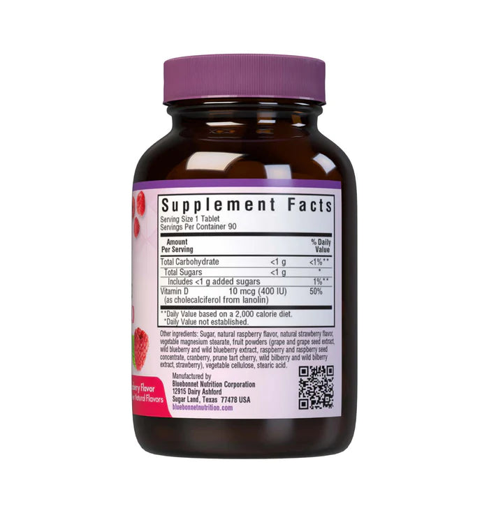 EARTHSWEET CHEWABLES VITAMIN D3 400 IU 90 Count