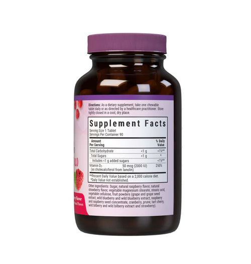 Bluebonnet EarthSweet Chewables Vitamin D3 2,000 IU (50 mcg) – 90 Count product image 2