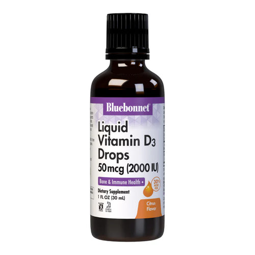 Bluebonnet Liquid Vitamin D3 Drops 2,000 IU (50 mcg) 1 fl oz product image 2