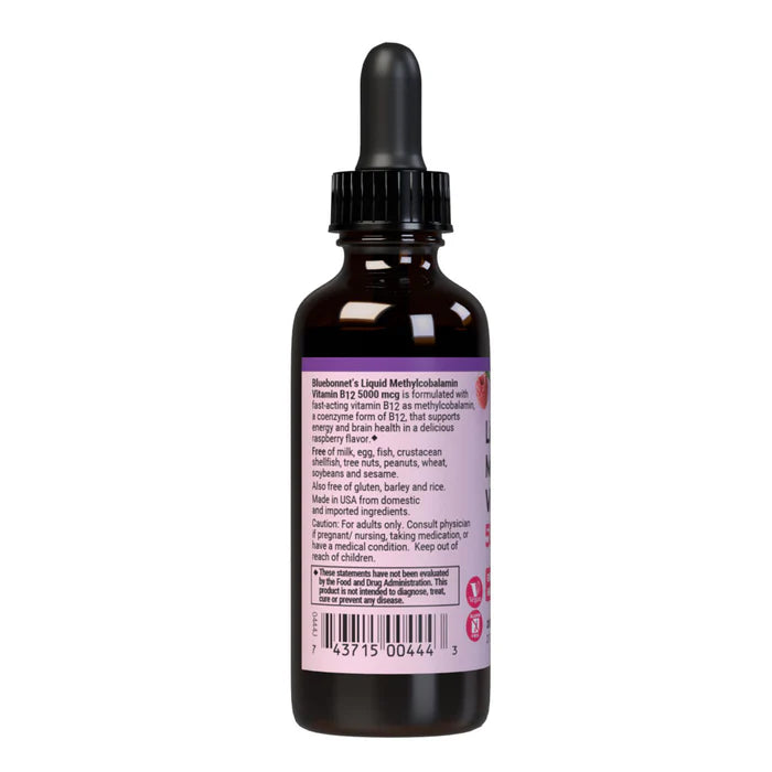 LIQUID METHYLCOBALAMIN VITAMIN B12 5000 mcg 2 fl oz