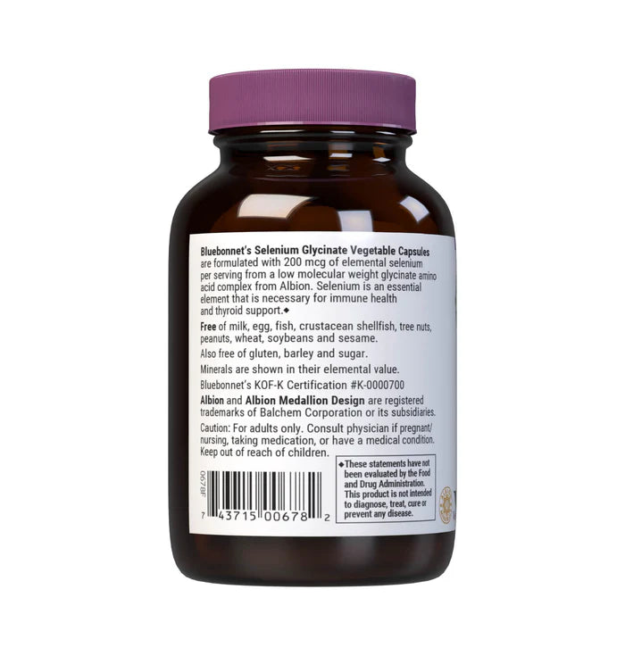 Bluebonnet Vitamins Selenium Glycinate 90 VCaps
