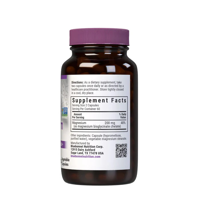 Bluebonnet Vitamins Chelated Magnesium 120 VCaps
