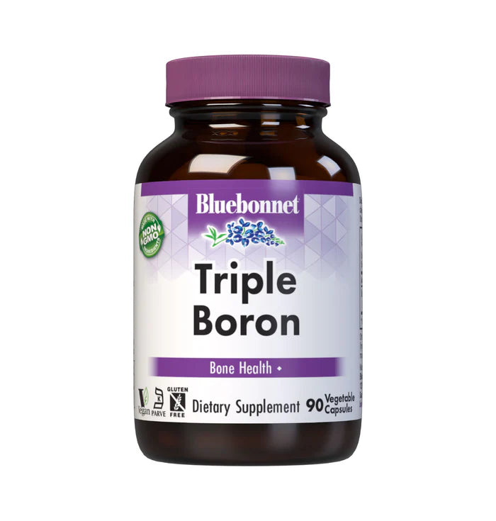 Bluebonnet Triple Boron 3 mg 90 Veg Capsules