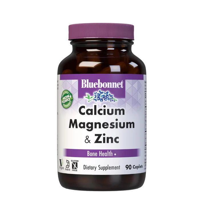 Bluebonnet Calcium Magnesium & Zinc 90 Caplets
