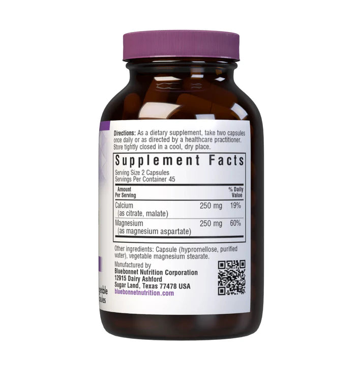 Bluebonnet Calcium Magnesium 1:1 Ratio 90 VCaps
