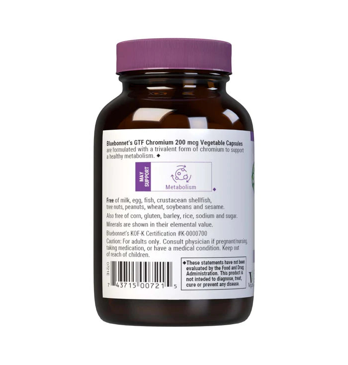 GTF CHROMIUM 200 mcg 100 VCAPS