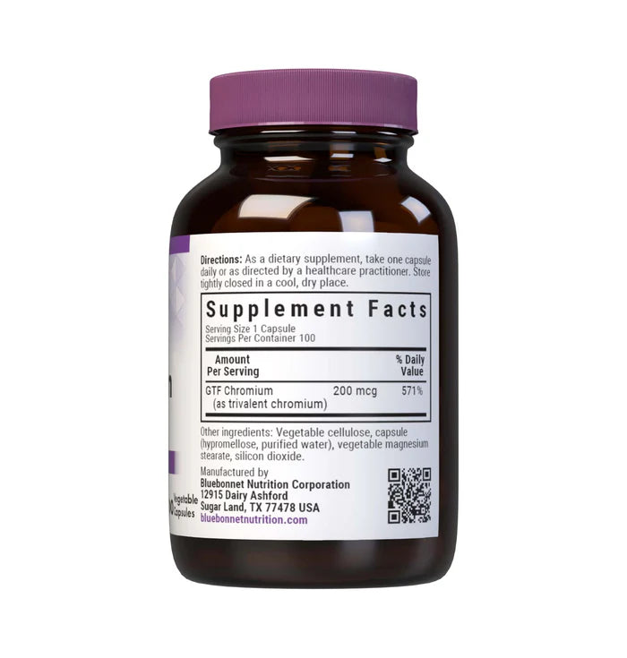 GTF CHROMIUM 200 mcg 100 VCAPS