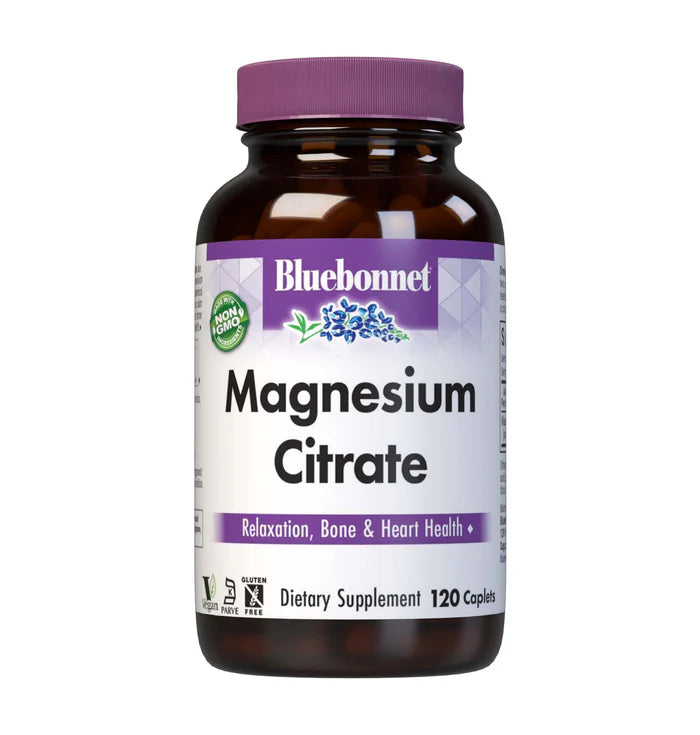 Bluebonnet Magnesium Citrate 120 Caplets