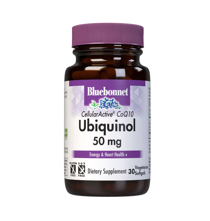 Bluebonnet Ubiquinol 50 mg 30 Vsoftgels