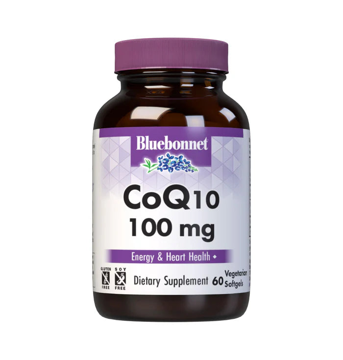 Bluebonnet CoQ10 100 mg 60 Veg Softgels front product image