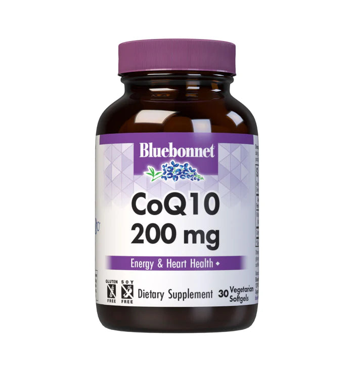 Bluebonnet CoQ10 200 mg 30 Veg Softgels front product image