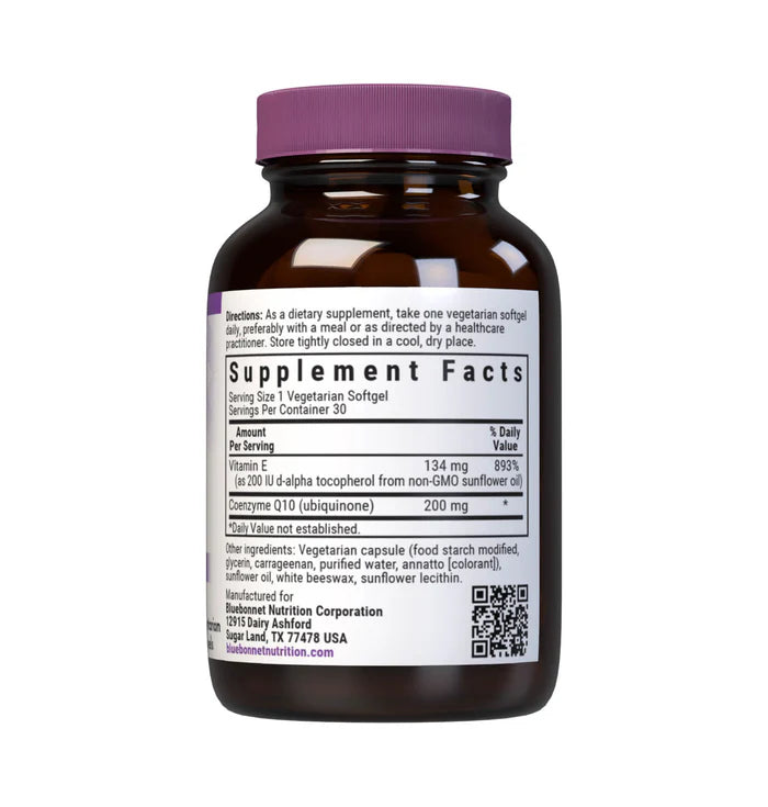 Bluebonnet CoQ10 200 mg 30 Veg Softgels product image 2