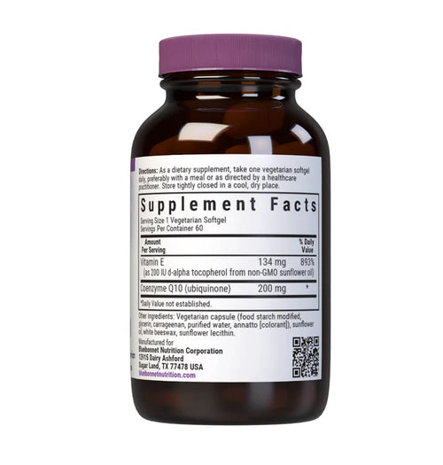 Bluebonnet CoQ10 200 mg 60 Veg Softgels