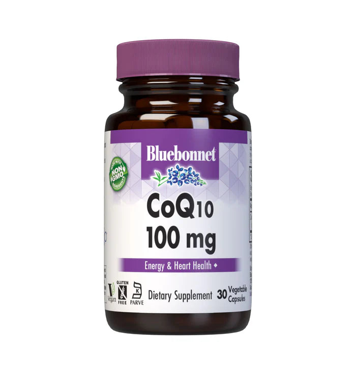 Bluebonnet CoQ10 100 mg 60 Veg Softgels | Kaneka Trans-Isomer Ubiquinone