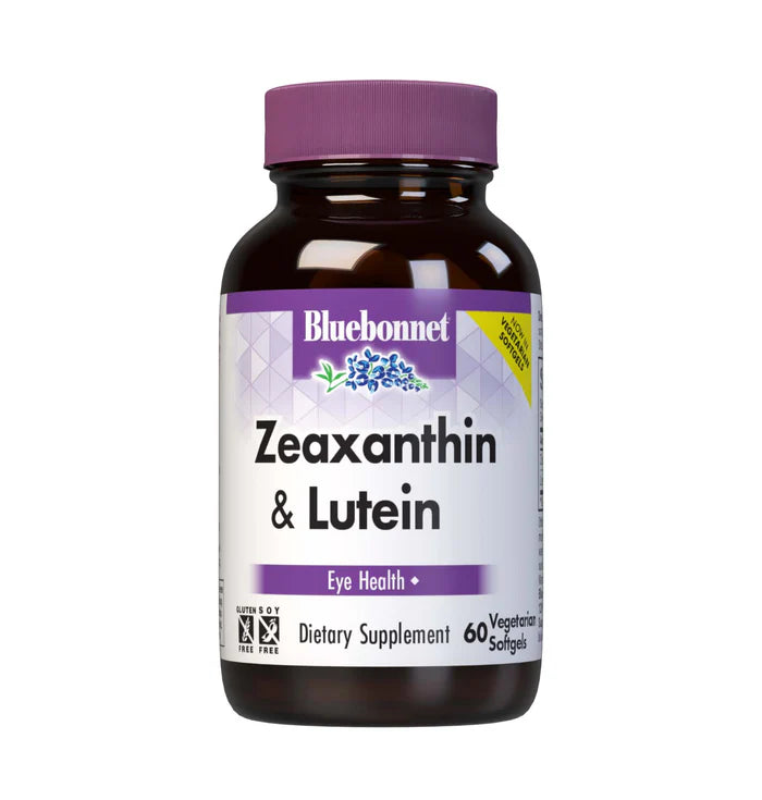 Bluebonnet Zeaxanthin & Lutein 4 mg / 12 mg 60 Softgels