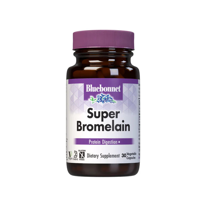 SUPER BROMELAIN 500 mg DIGESTIVE ENZYME 30 VCAPS