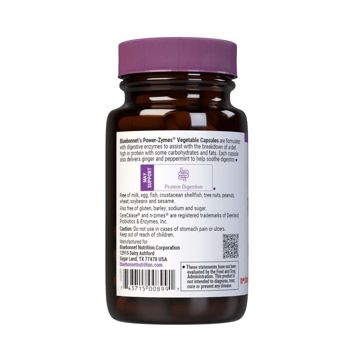 POWER-ZYMES DIGESTIVE ENZYME 60 VCAPS