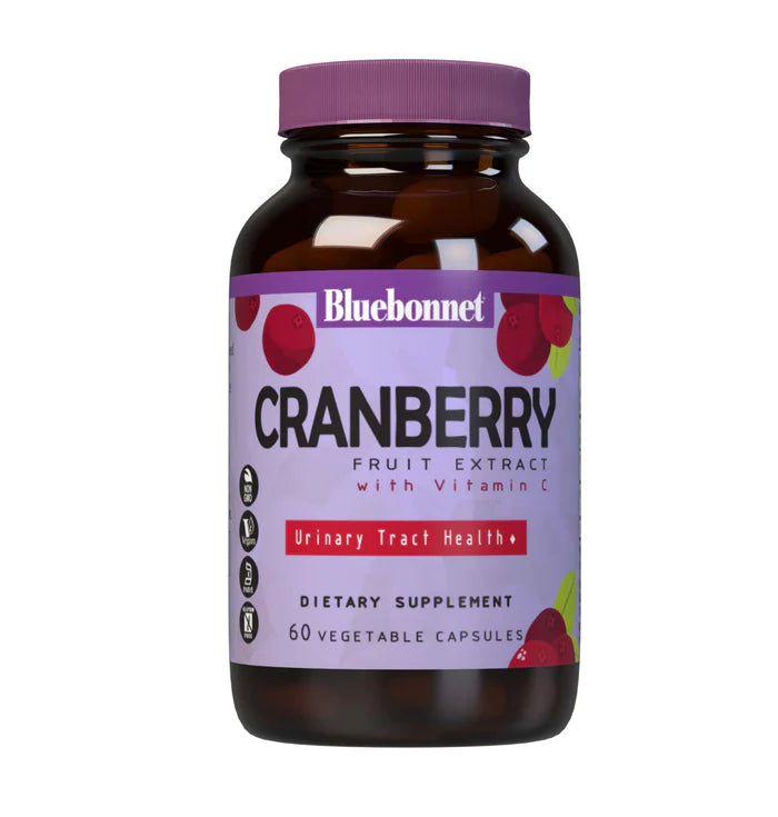 Bluebonnet Super Fruit Cranberry Fruit Extract 500 mg 60 Vegetable Capsules