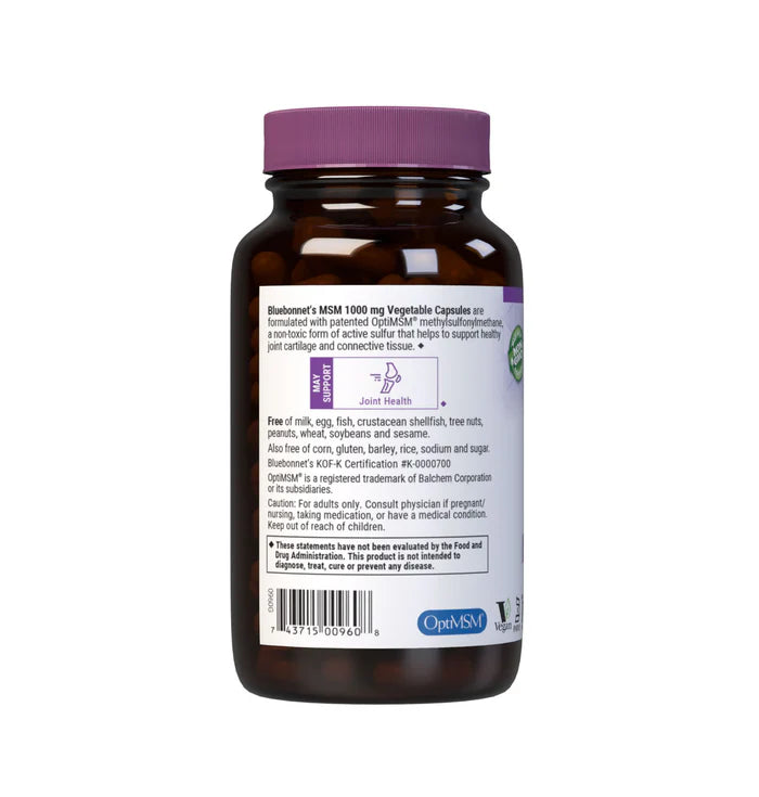 Bluebonnet Nutrition MSM Powder | 4 oz