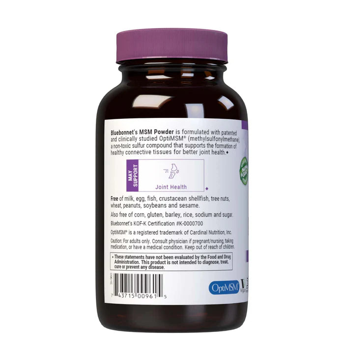 Bluebonnet Nutrition MSM Powder | 8 oz