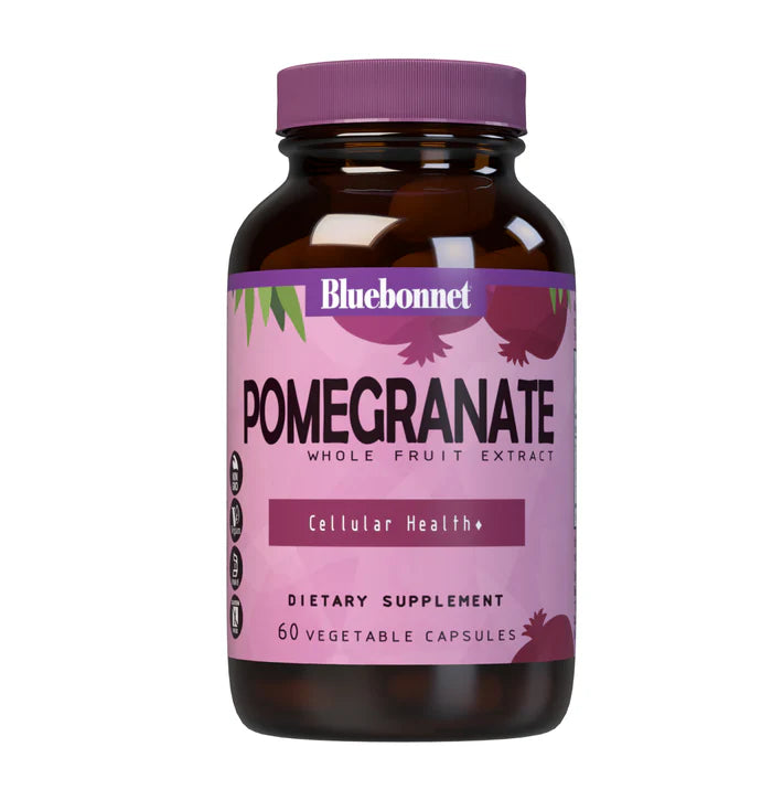 Bluebonnet Super Fruit Pomegranate Whole Fruit Extract 800 mg 60 Vegetable Capsules
