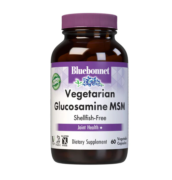Bluebonnet Vegetarian Glucosamine & MSM 60 Vcaps