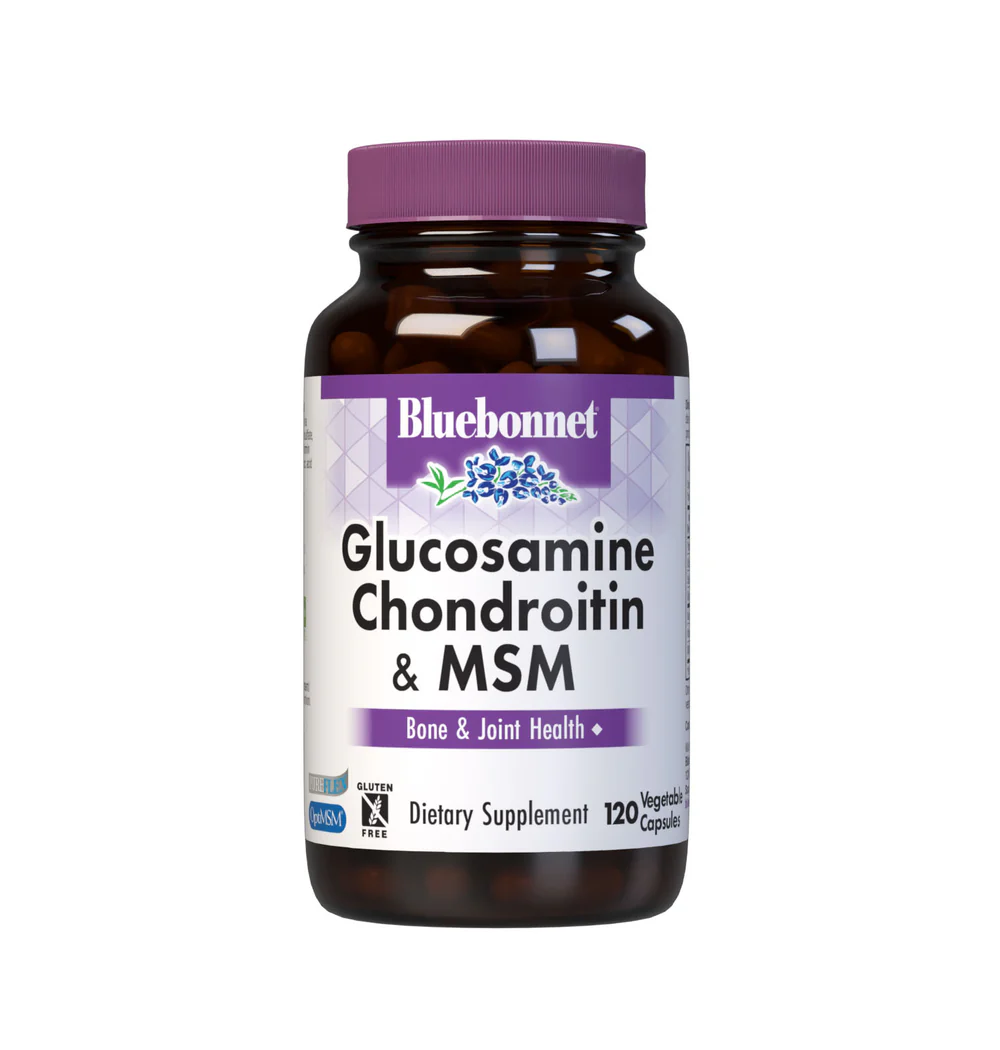 Bluebonnet Glucosamine Chondroitin & MSM 120 Vcaps