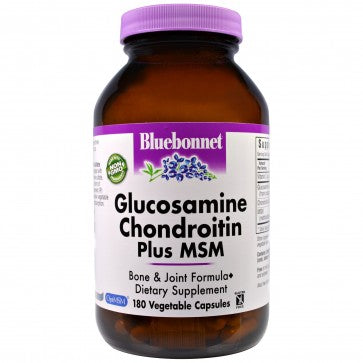 Bluebonnet Glucosamine Chondroitin & MSM 180 Vcaps