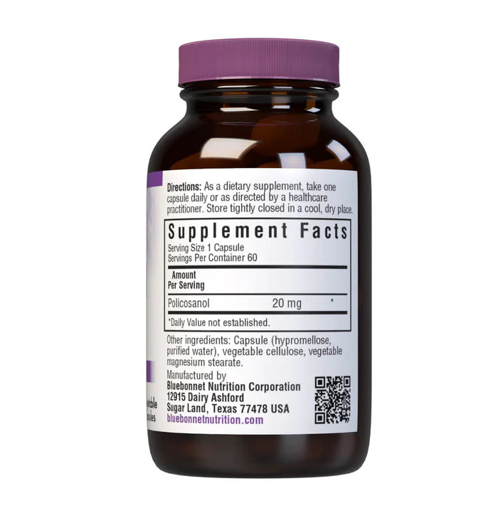 Bluebonnet Policosanol 20 mg 60 Vcaps