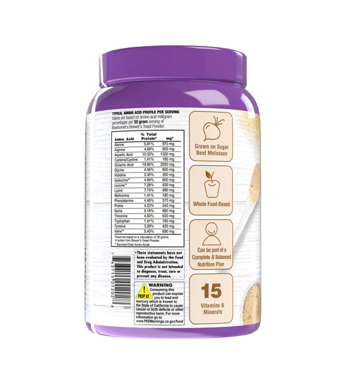 Bluebonnet Vitamins Brewer's Yeast Powder Unflavored - 2 lbs