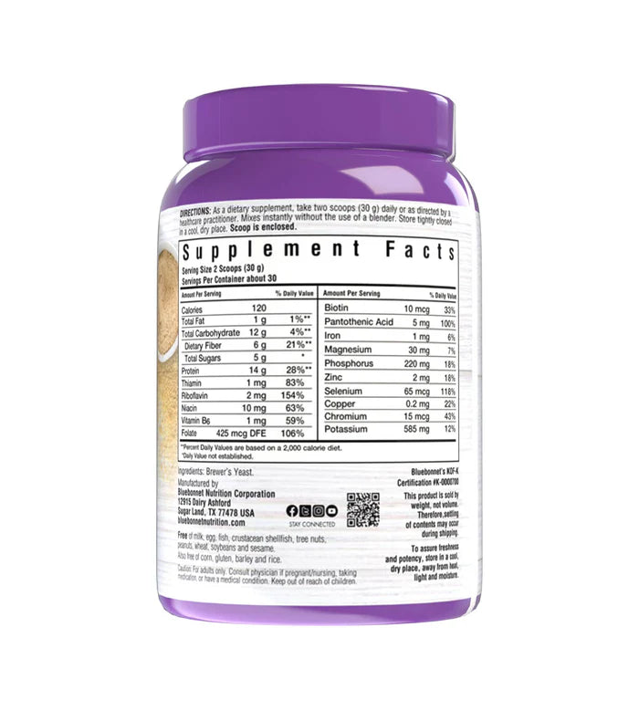 Bluebonnet Vitamins Brewer's Yeast Powder Unflavored - 2 lbs