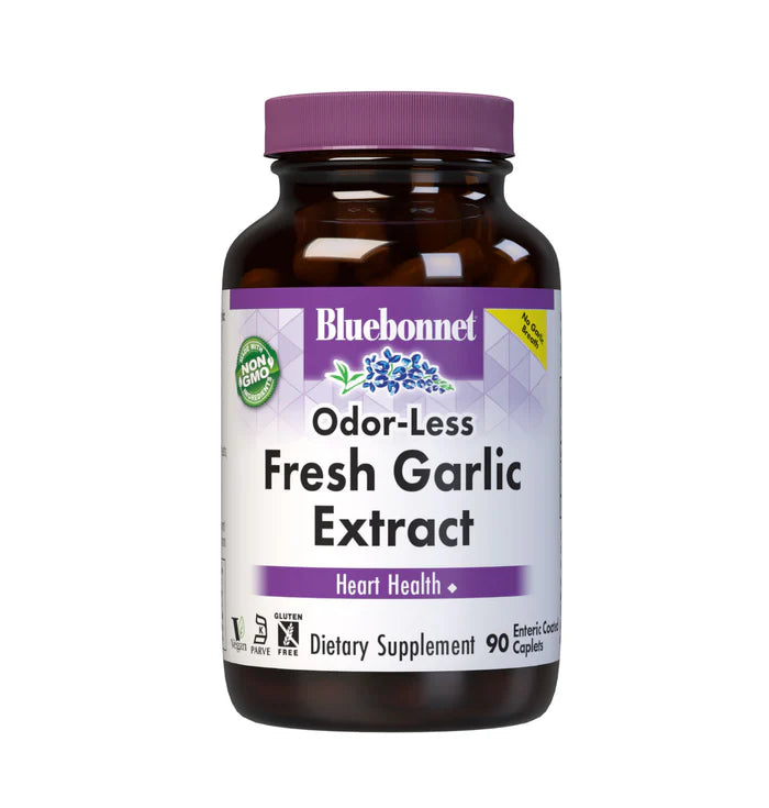 Bluebonnet Odor-Less Fresh Garlic Extract 90 Caplets