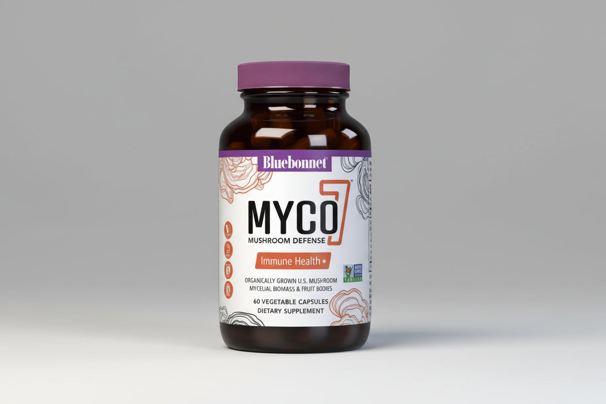 Bluebonnet Vitamins Myco‑7 – 60 Vegetable Capsules
