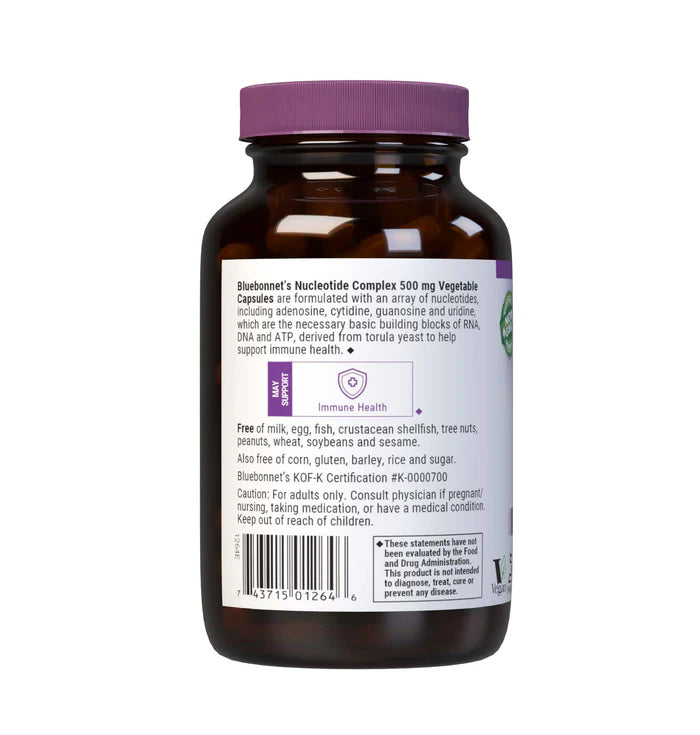 Bluebonnet Nucleotide Complex 500 mg 60 VCaps