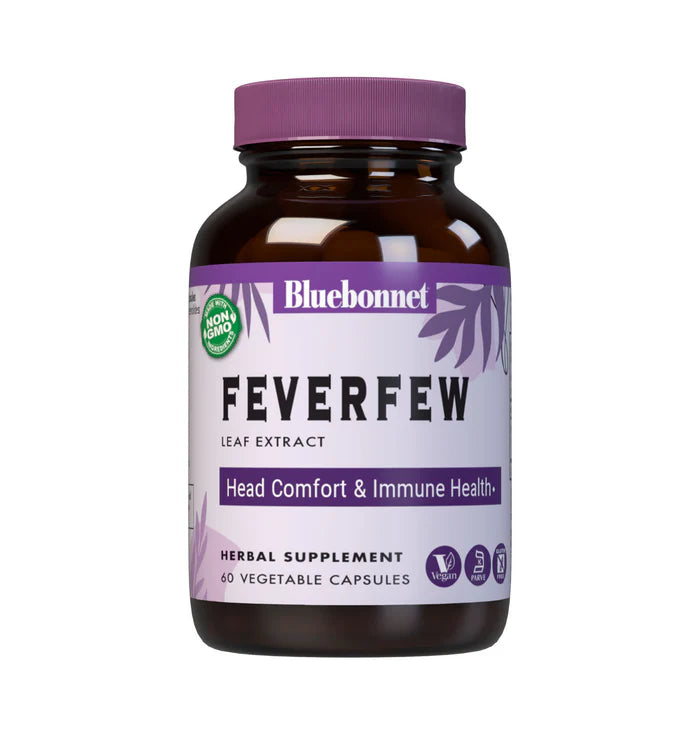 Bluebonnet Feverfew Leaf Extract 60 Vcaps