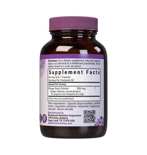 Bluebonnet Ginger Root Extract 60 Vcaps