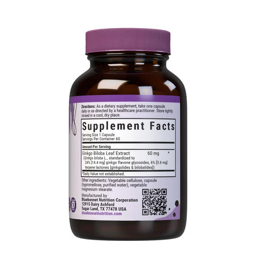 Bluebonnet Ginkgo Biloba Leaf Extract 60 Vcaps