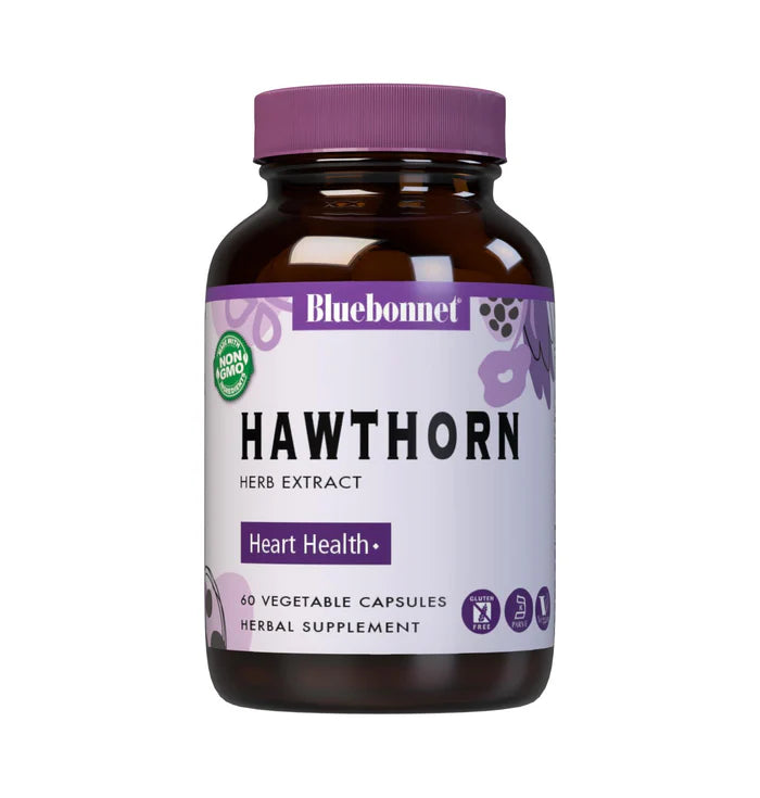 Bluebonnet Hawthorn Herb Extract 60 VCaps | Heart & Circulation Support