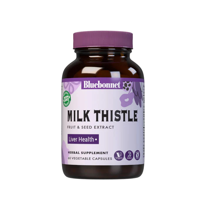 Bluebonnet Milk Thistle Fruit & Seed Extract 60 Vcaps