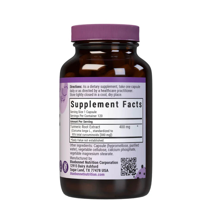 Bluebonnet Nutrition TURMERIC ROOT EXTRACT 120 VCAPS