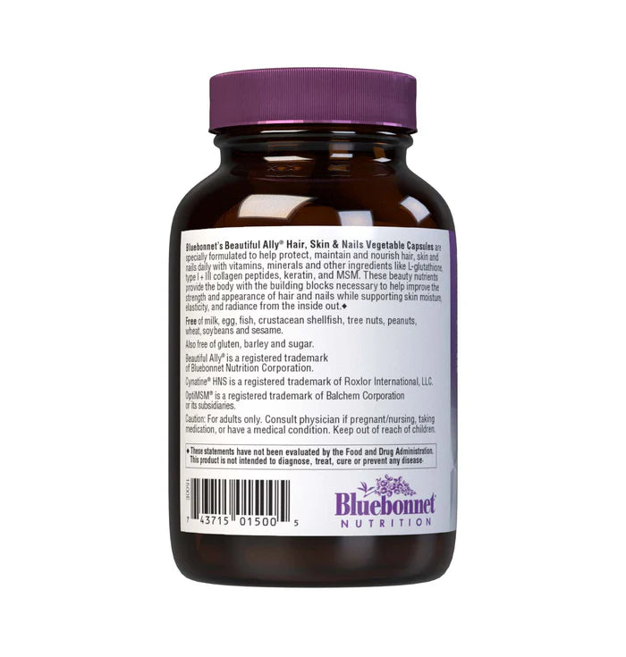 Bluebonnet Beautiful Ally Hair Skin & Nails 60 VCaps