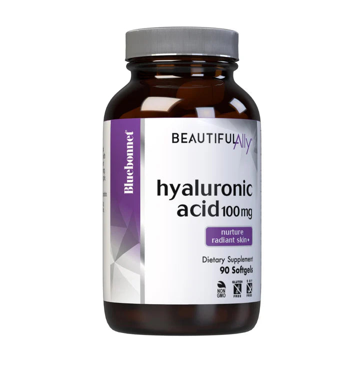 Bluebonnet Beautiful Ally Hyaluronic Acid 100 mg 90 Softgels