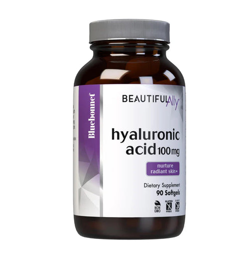 Bluebonnet Beautiful Ally Hyaluronic Acid 100 mg 90 Softgels