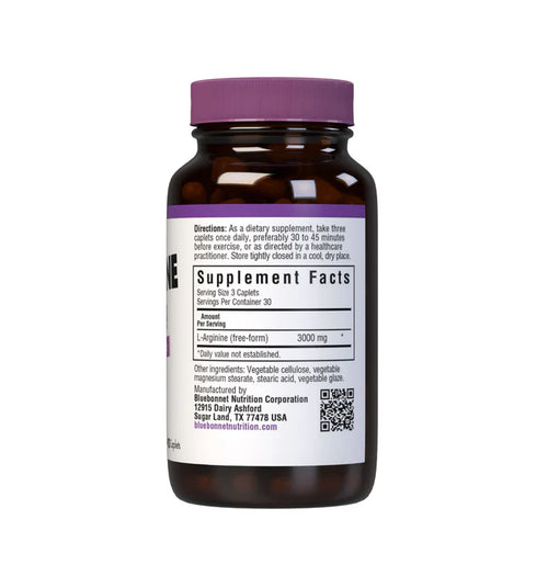 Bluebonnet L-Arginine 1000 mg 90 Caplets product image 2