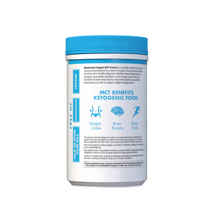 Bluebonnet Vitamins Organic MCT Powder 10.58 OZ
