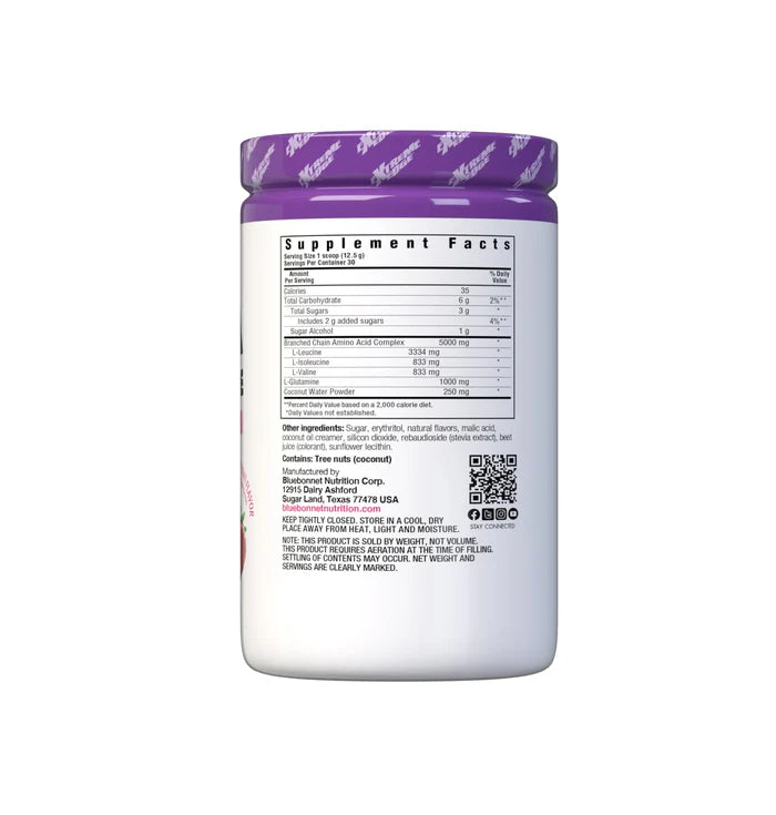 Bluebonnet BCAA + Glutamine Strawberry Kiwi 13.23 oz