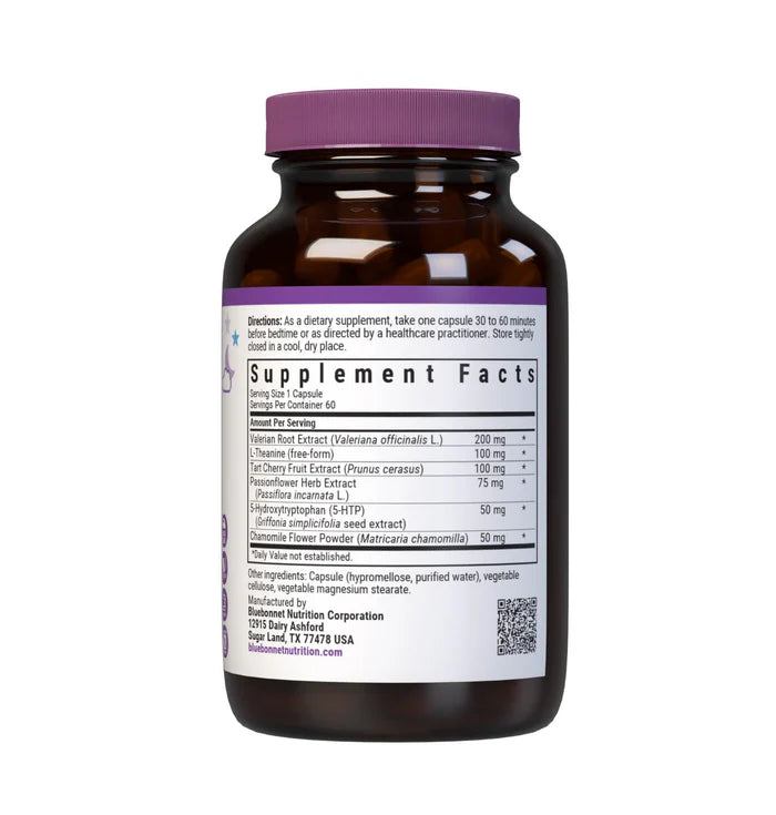 Bluebonnet Relaxation & Rest Support 60 Vegetarian Capsules